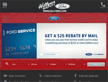 Tablet Screenshot of hillyersford.net